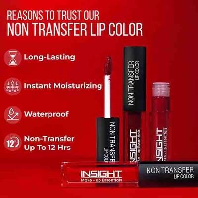 Insight Cosmetics Non - Transfer Lip Color - 15 PINK PLAY 4 ml - Lipsticks