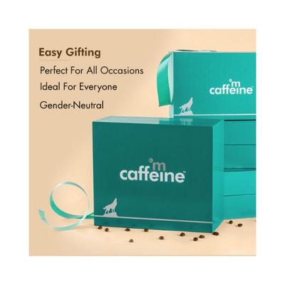 mCaffeine Coffee Shower to Shine Body Gift Kit Stress Relieving Epsom Bath Salt & Body Shimmer 305 ml - Bath Salts