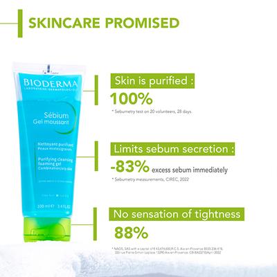 Bioderma Sebium Gel Moussant 45 ml - Face Wash & Cleansers