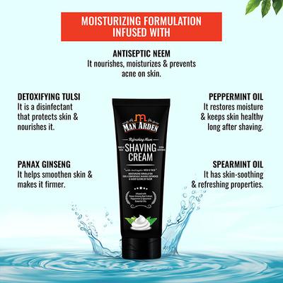 Man Arden Shaving Cream - Refreshing Neem (Pack of 2 x 100 gm) - Shaving Creams