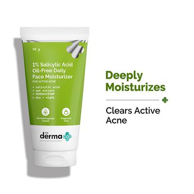 The Derma Co. 1 Percent Salicylic Acid OilFree Face Moisturizer 50 gm - Bb & Cc Creams