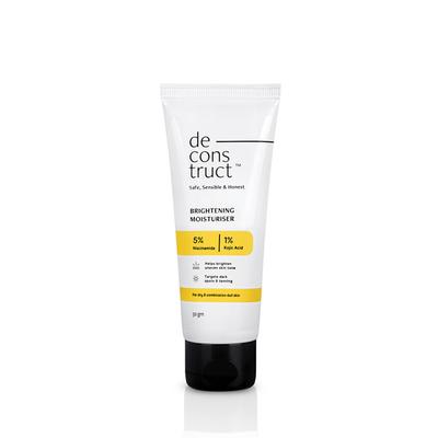 Deconstruct Niacinamide Brightening Moisturizer 5% Niacinamide + 1% Kojic Acid + 3% Vitamin C + Vitamin E 50 gm - Face Moisturizers