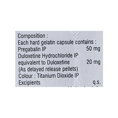 UPNURON D 50/20 Capsule 10's - Neuropathic Pain-Dru