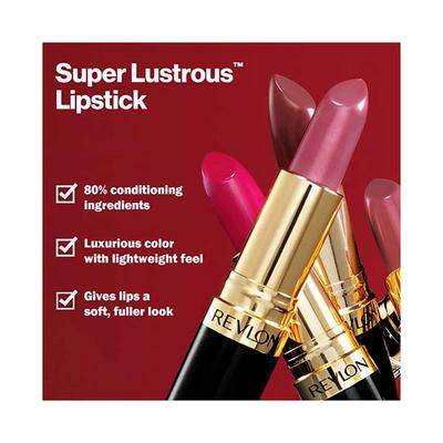 Revlon Super Lustrous Lipstick- Creme-Laidback Lilac 4.2 gm - Lipsticks