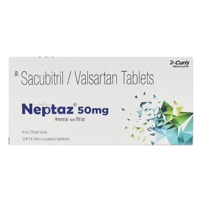 NEPTAZ 50 Tablet 14's - Heart Failure-Ang