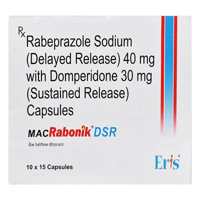 MAC RABONIK DSR Capsule 15's - Ulcer/Reflux/Flatulence-Aaa