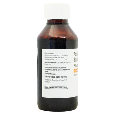 Nicodin Solution 100ml - Skin Infections-Ski