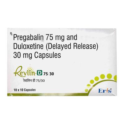 REVLIN D 75/30 Capsule 10's - Neuropathic Pain-Dru