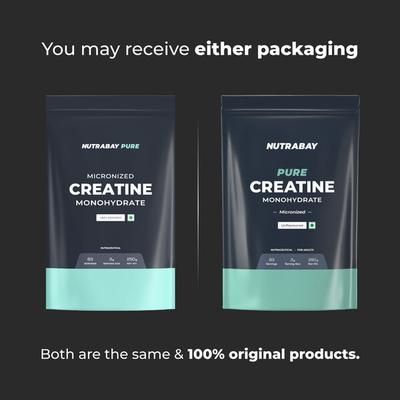 Nutrabay Pure Creatine Monohydrate Micronized Powder - Unflavoured 250 g - Workout Essentials