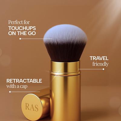 RAS Luxury Skincare GloBlend Retractable Makeup Brush 45 g - Face Brush