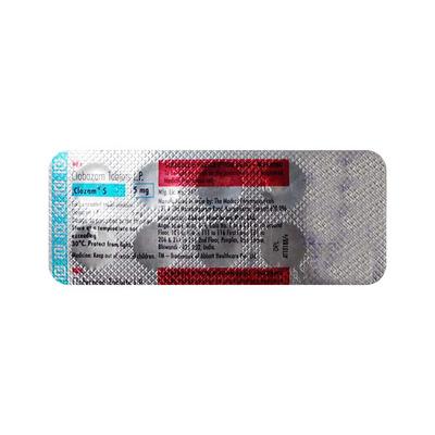 Clozam 5mg Tablet 10'S - Anxiety-Anx