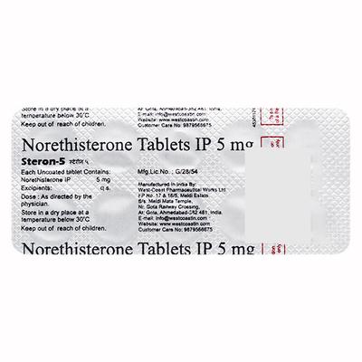 STERON 5 Tablet 10's - Hormonal Therapy-Oes