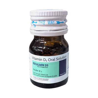 RECALMIN D3 Nano Sugar Free Oral Solution 4X5ml (N) - Supplements-Vam