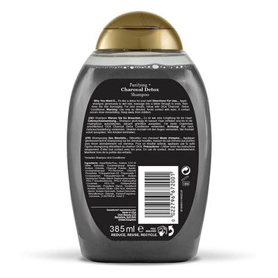 Ogx Purifying Charcoal Detox Shampoo 385 Ml - Shampoos