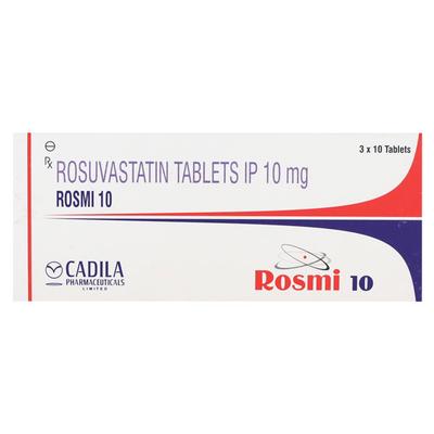 Rosmi 10mg Tablet 10'S - High Cholesterol-Dys