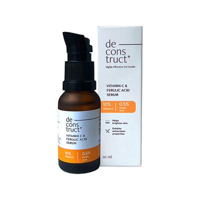 Deconstruct Vitamin C Serum For Face - 10% Vitamin C + 0.5 % Ferulic Acid 20 ml - Face Serum