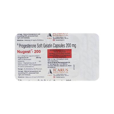 Nugest 200mg Capsule 10'S - Hormonal Therapy-Oes
