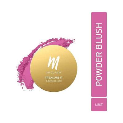 MyGlamm Treasure IT Powder Matte Blush-Lust 4 gm - Blushes