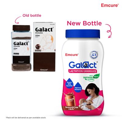 Galact Lactation Granules - Chocolate Flavor 200 g - Nutritional Supplements