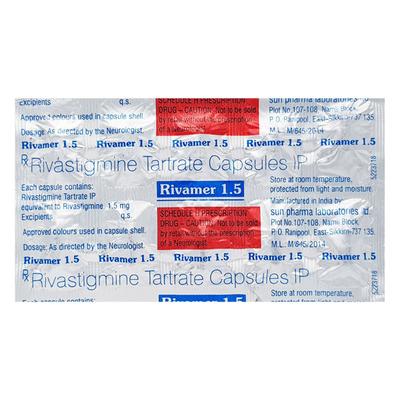 Rivamer 1.5mg Capsule 10'S - Alzheimer-Neu