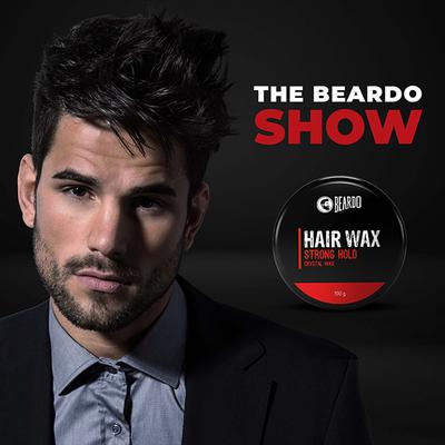 Beardo Hair Wax - Strong Hold Crystal Wax 100 gm - Hair Gels & Waxes