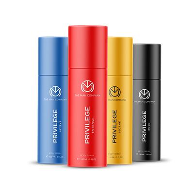 The Man Company Body Spray Multifaceted (TMC-WEB-2324) each 150ml 4's - Men Perfumes (Edt/Edp)
