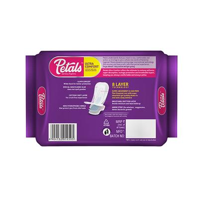 Petals Ultra Comfort Wings Sanitary Napkins (XL+) 7's - Sanitary Napkins