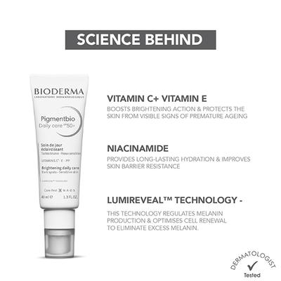 Bioderma Pigmentbio Daily Care Spf 50+ Brightening Cream For Skin Prone 40 ml - Face Sunscreen