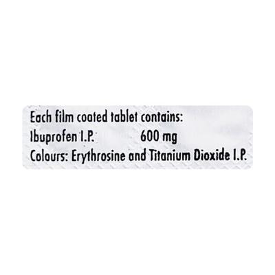 Brufen 600mg Tablet 15'S - Pain relief-Nsa