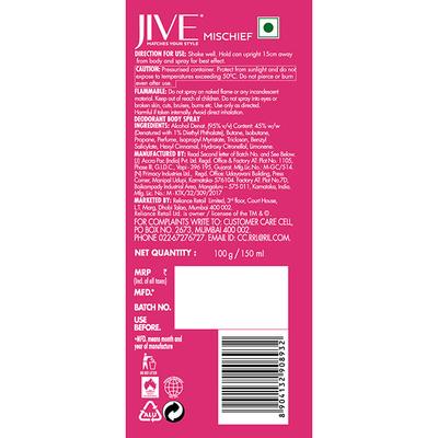 JIVE DEOMISCHIEF CAN 150 ml - Deodorants/Roll-Ons