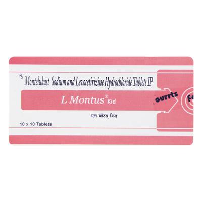 L Montus Kid Tablet 10'S - Allergies-Ant