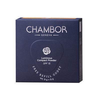 Chambor Luminous Compact Powder - Natural 01 18 gm - Compact Powder
