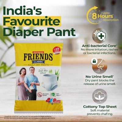 Friends Classic Adult Dry Pants (XL) 1's - Adult Diapers & Pads