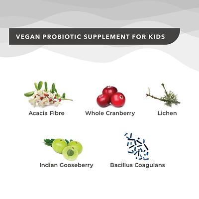 Wellbeing Nutrition Marvel Thor Melts Kids Organic Active Probiotic and Prebiotic Vitamin C and D3 (30 Strips) - Multi-Vitamins