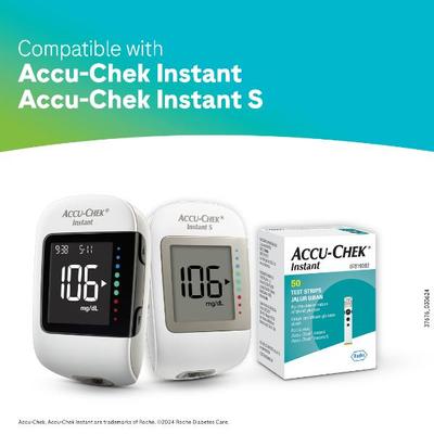 Accu-Chek Instant Blood Glucose Test Strips 50's - Blood Glucose Monitors/Test Strips