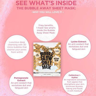 Colorbar Bubble Glow Sheet Mask 28 gm - Sheet Masks