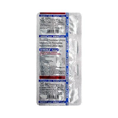 WINCOLD TOTAL Tablet 10's - Cough And Cold-Cou