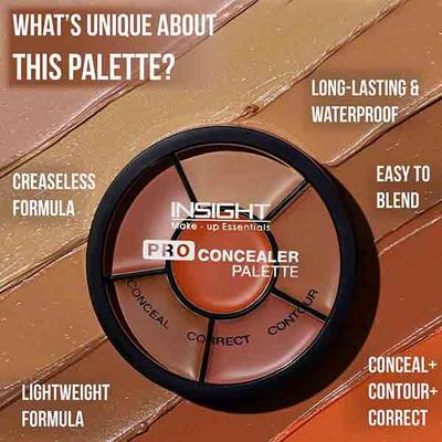 Insight Cosmetics Pro Concealer Palette Shade Corrector 15 gm - Concealer