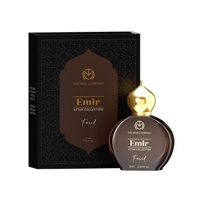 The Man Company 100% Alcohol-Free Attar Perfume for Men Farid Emir Collection 12 ml - Men Perfumes (Edt/Edp)