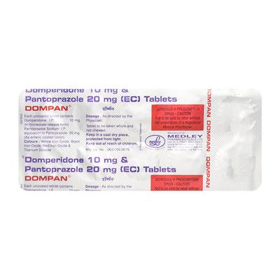Dompan Tablet 10'S - Ulcer/Reflux/Flatulence-Aaa