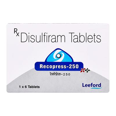 Recopress 250mg Tablet 6'S - Alcohol Addiction