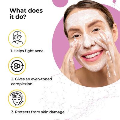 Cosmos by Bewakoof Anti-Acne Face Mask Powered By Hibiscus & Vitamin C 100 gm - Masks & Peels