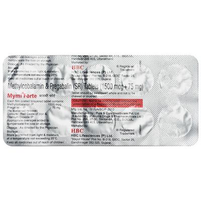 MYMI FORTE Tablet 10's - Neuropathic Pain-Dru