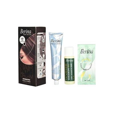 Berina A28 Dark Chocolate Hair Color Cream 60 gm - Crème