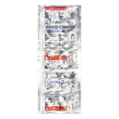 Clopitab A 75mg Capsule 15'S - Blood Clot-Ant