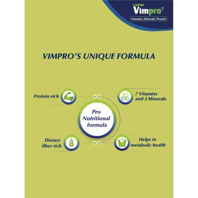 Lupin Vimpro Protein Powder - Chocolate Flavour 400 g (N) - Protein Drink