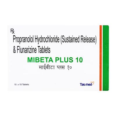 MIBETA PLUS 10mg Tablet 10's - Migraine
