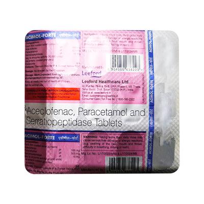 ACIMOL FORTE Tablet 15's - Pain relief-Nsa