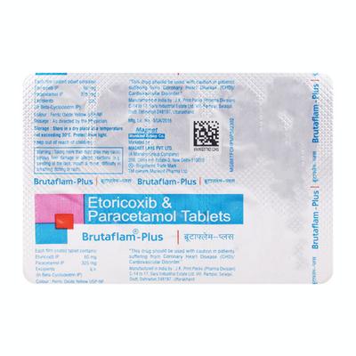 Brutaflam Plus Tablet 10'S - Pain relief-Nsa
