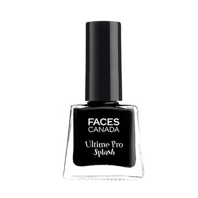 FACESCANADA Ultime Pro Splash Mini Nail Enamel Black Beauty 15 5 ml - Nail Polish